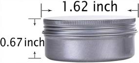 img 3 attached to 🔒 Hulless Aluminum Refillable Containers: Enhanced Tools & Accessories for Efficient Use