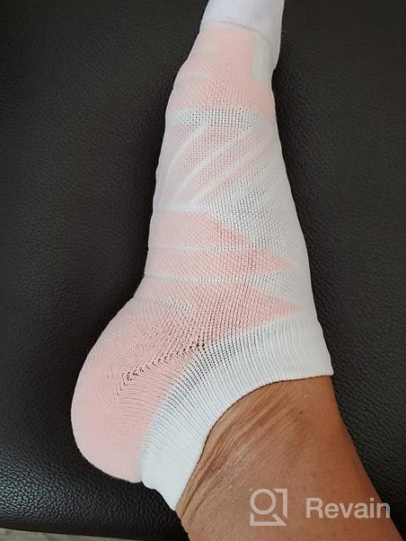 img 1 attached to Stay Comfortable & Blister-Free With No-Show Running Coolmax Socks review by Patty Yenbamroong