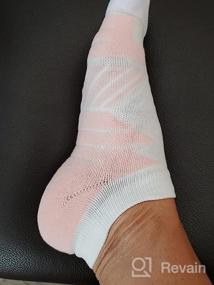 img 5 attached to Stay Comfortable & Blister-Free With No-Show Running Coolmax Socks