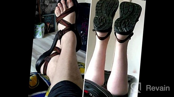 img 1 attached to Chaco Volv Forest Solid Sandal review by Owen Blanco