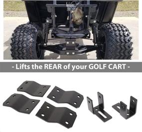 img 1 attached to 🚀 Enhance Your Ride: HECASA 4" Block Lift Kits for Yamaha 1985-1994 G2 G9 Gas and Electric Golf Carts with ATV UTV Fitment and Accommodation for 20" Tires