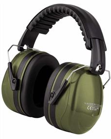 img 4 attached to Vanderfields Ear Protection Earmuffs: Noise Cancelling & Passive Reduction For Safety Hearing - Adult Headphones For Shooting, Lawn Mowing, DIY, Construction & Woodworking.