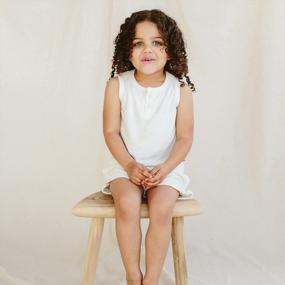 img 2 attached to Soft And Sustainable: Goumikids' Eco-Friendly Bamboo Organic Cotton Tank