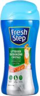 🐾 fresh step cat litter crystals - effective cat litter box deodorizer for all cats - eliminates cat odors and neutralizes smells - various scents and sizes - cat box deodorizer, litter deodorizer logo