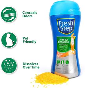 img 1 attached to 🐾 Fresh Step Cat Litter Crystals - Effective Cat Litter Box Deodorizer for All Cats - Eliminates Cat Odors and Neutralizes Smells - Various Scents and Sizes - Cat Box Deodorizer, Litter Deodorizer