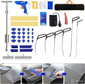 img 4 attached to 🔧 QIUJIN 53pcs Paintless Dent Repair Kit: Ultimate Tools for Automobile Body Hail Dent Removal