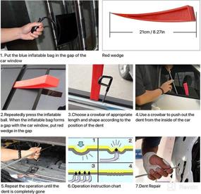 img 1 attached to 🔧 QIUJIN 53pcs Paintless Dent Repair Kit: Ultimate Tools for Automobile Body Hail Dent Removal