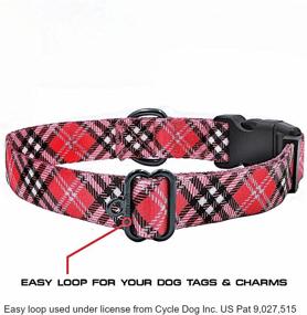 img 3 attached to Max Neo Plaid Pattern Collar Dogs : Training & Behavior Aids