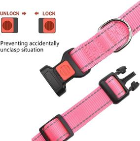 img 3 attached to SUNNQ Collars Reflective Comfortable Neoprene