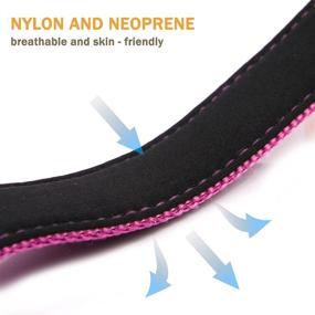 img 2 attached to SUNNQ Collars Reflective Comfortable Neoprene