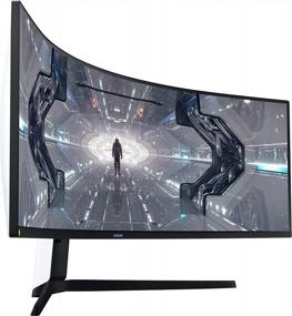 img 2 attached to 🖥️ SAMSUNG 49 Inch Odyssey G9 LC49G95TSSNXZA 48.7" Gaming Monitor, 2560X1440P, 240Hz, Curved, HDR, LED