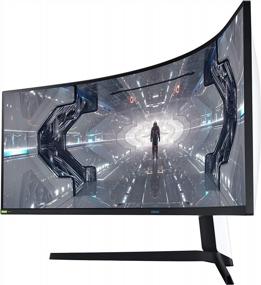 img 3 attached to 🖥️ SAMSUNG 49 Inch Odyssey G9 LC49G95TSSNXZA 48.7" Gaming Monitor, 2560X1440P, 240Hz, Curved, HDR, LED