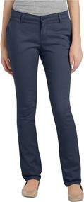 img 3 attached to Dickies Juniors Stretch Straight Pant Girls' Clothing ~ Pants & Capris