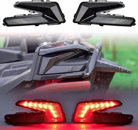 img 4 attached to Upgrade Your Can-Am Maverick X3 With SAUTVS LED Taillights – Rear Brake And Stop Lights Tail Lamps (2Pcs, 710004744)