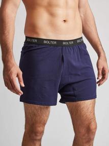 img 3 attached to Stay Comfortable With Bolter'S 5-Pack Cotton Stretch Boxers For Men