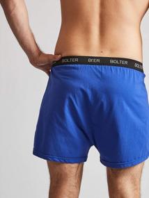 img 2 attached to Stay Comfortable With Bolter'S 5-Pack Cotton Stretch Boxers For Men