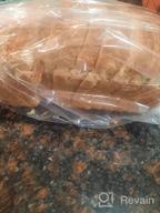 img 1 attached to Bread Bags With Ties,100Pieces 18X4X8 Inches Plastic Bread Bags For Homemade Bread Gift Giving,Clear Bread Loaf Storage Bags review by Alexandergraham Visoro