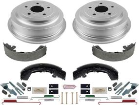 img 1 attached to 🔥 Power Stop KOE15405DK Autospecialty Rear Brake Kit - OE Brake Drums & Ceramic Pads - Improve Stopping Power!