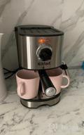 img 1 attached to Rozhkovy coffee maker Kitfort KT-753, black/silver review by Wiktor Borowski ᠌