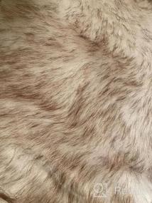 img 8 attached to Add Cozy, Faux Fur Flair To Your Home With Phantoscope'S Beige Anti-Skid Rug - Perfect For Both Adults And Kids!