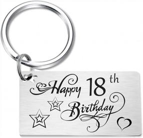 img 1 attached to 18Th Birthday Keychain Gift For Girls, Boys, Women, And Men - Perfect Sweet 18Th Birthday Gifts For Him Or Her, Featuring TGCNQ Design