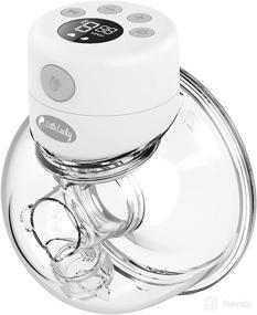 img 4 attached to 🤱 LittleLucky Wearable Breast Pumps - Electric Hands Free, Portable, Rechargeable Breastfeeding Pump - Cordless, Battery Operated Breastpump for Traveling, Newborn Gift Sets - 9 Suction Powers - 24mm Flange