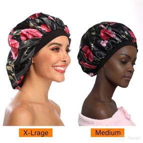 img 2 attached to CozyDreams Soft Bonnet: Enhance Your Beauty Sleep with Ultimate Comfort