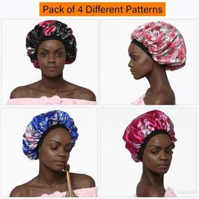 img 3 attached to CozyDreams Soft Bonnet: Enhance Your Beauty Sleep with Ultimate Comfort