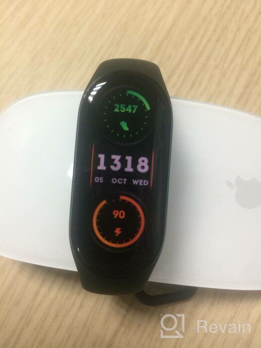 img 1 attached to Smart Xiaomi Mi Band 7 Global bracelet for Russia, black review by Aashit Aashit ᠌