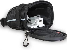 img 1 attached to USB-перезаряжаемый светодиодный светоотражающий жилет для ночного бега, пробежек и езды на велосипеде - ремень безопасности высокой видимости с регулируемой талией и отражающими полосами от ECEEN
