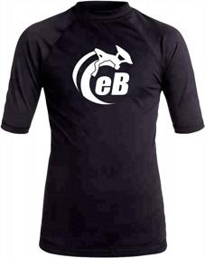 img 2 attached to Stay Stylish And Protected With EBodyboarding'S Launch Out Logo Rashguard S/S