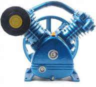 high pressure 175psi air compressor pump head - 5.5hp, 21cfm, v twin cylinder, double stage logo