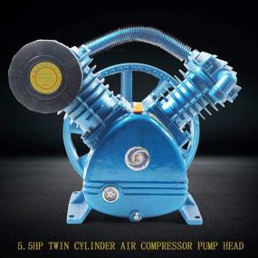 img 2 attached to High Pressure 175PSI Air Compressor Pump Head - 5.5HP, 21CFM, V Twin Cylinder, Double Stage