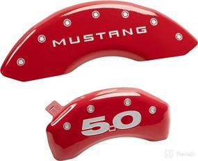 img 4 attached to MGP 10198SM50RD Red Caliper Cover