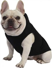img 2 attached to Stylish And Cozy Dog Hoodie: HDE Fleece Sweater For Small Dogs With Love Rescued Me Black Design