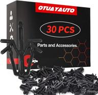 🔧 otuayauto 30pcs grill clips retainer - oem replacement for toyota 4runner, pickup, rav4, tacoma - easy interior trim panel grille fastening solution! логотип