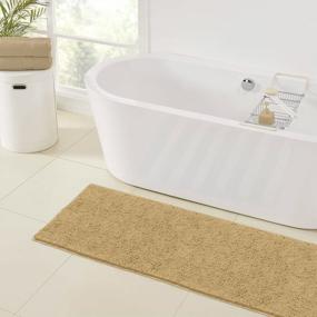 img 2 attached to Experience Luxe Comfort With LuxUrux Extra-Soft Plush Bath Mat - Super Absorbent, Shaggy & Machine-Washable!