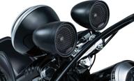 🔊 kuryakyn 2713 mtx road thunder weather resistant motorcycle speakers: 100 watt handlebar mounted audio pods with bluetooth audio controller, satin black - improved seo логотип