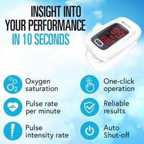 img 3 attached to Stay On Top Of Your Health With IProven Fingertip Pulse Oximeter & Heart Rate Monitor - OXI-27White