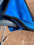 img 1 attached to Experience Ultimate Comfort With GigaTent Folding Camping Chair – Lightweight, Padded Seat With Back Support, Armrests And Carrying Bag! review by Jeff Sprunk