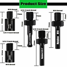 img 3 attached to SDS Plus Shank Adapter With 5/8-11Inch Thread For Core Drill Bits.