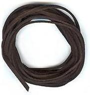 uncommon artistry dark espresso brown faux leather suede necklace cord - durable 10 feet cord for custom jewelry logo
