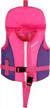 swim trainer vest with head supportive buoyancy collar , adjustable safety strap , kids life jacket, up to 36 lbs logo