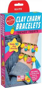 img 4 attached to Trendy Treats Clay Charm Bracelets Crafting Kit By Klutz
