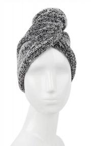 img 4 attached to Revolutionize Your Hair Routine With The Everplush Quick Dry Hair Towel In Gray