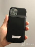 img 1 attached to Smiphee Portable Battery Case For IPhone 11 Pro - 4800MAh Rechargeable Charger Case For Extended Phone Life In Black review by Antonio Ashton