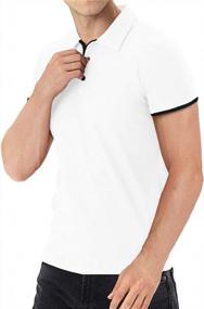 img 1 attached to Aiyino Men'S Casual Polo Shirts: Sleek And Comfortable In Short/Long Sleeves