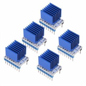 img 3 attached to Pack Of 5 TMC2208 Stepper Motor Drivers For 3D Printers, DORHEA V1.2 Module With Heat Sink And Screwdriver For RepRap, RAMPS1.4, MKS, Prusa I3, Ender-3 Pro Controller Boards