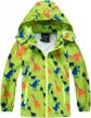 kids waterproof hooded dinosaur rain jacket windbreaker outdoor raincoat boys girls logo