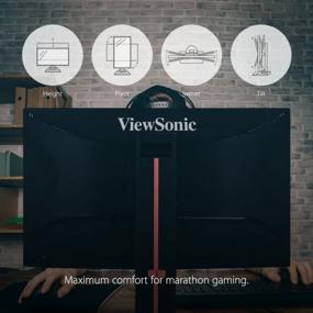 img 2 attached to 🔝 Enhance Your Viewing Experience with ViewSonic XG2401 FreeSync Monitor: Advanced Ergonomics, Full HD, Swivel & Pivot Adjustment, Anti-Glare Coating, HDMI